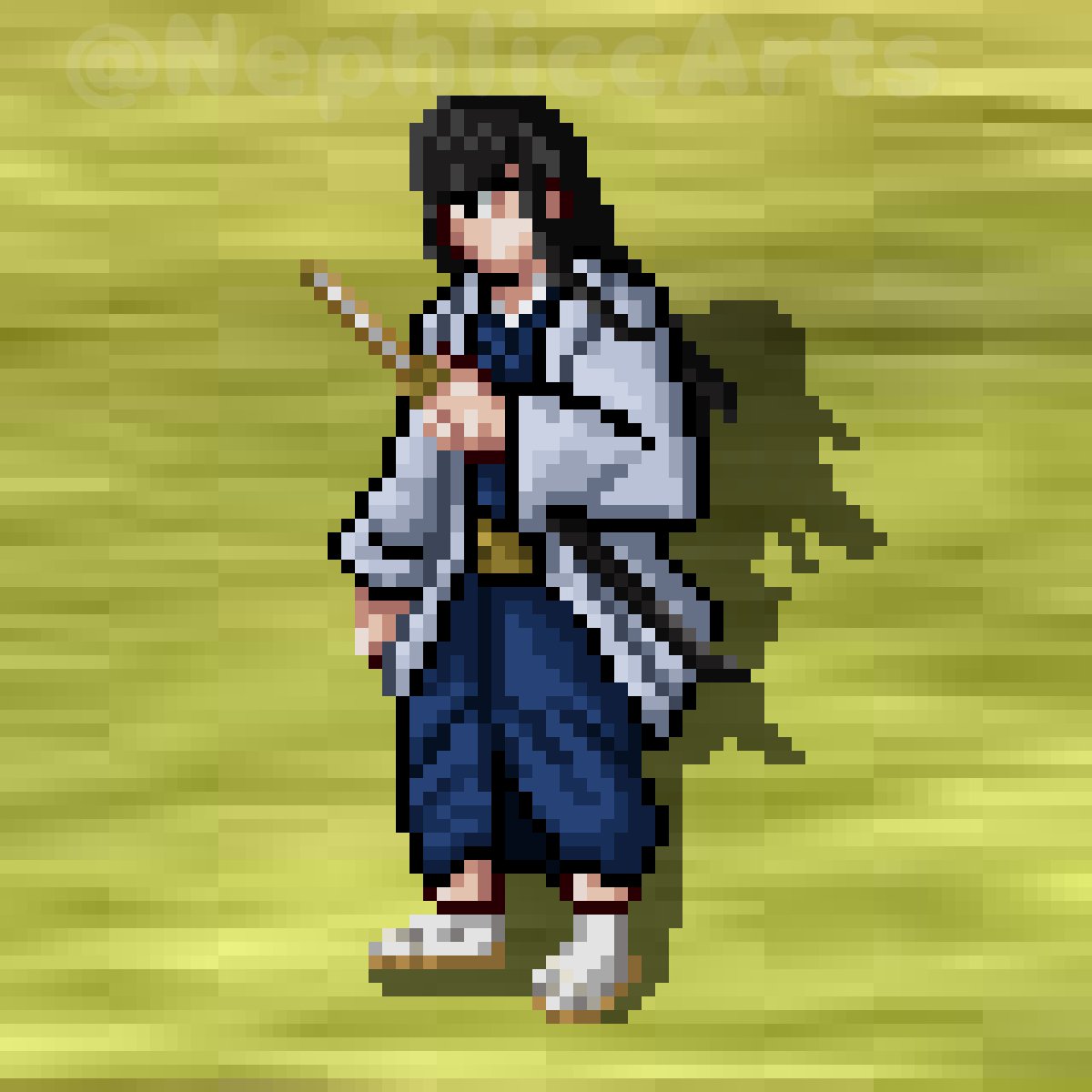 Nephrite_Ej09's tweet photo. Katsura Kotaro from Gintama is here in Suikoden!

#suikoden #suikoden2 #fanart #digitalart #anime #sprite #2d #FYP #ibisPaintX #PlayStation #PS1 #artist #drawingart #gintama #katsura https://t.co/hI9dDdGoeh
