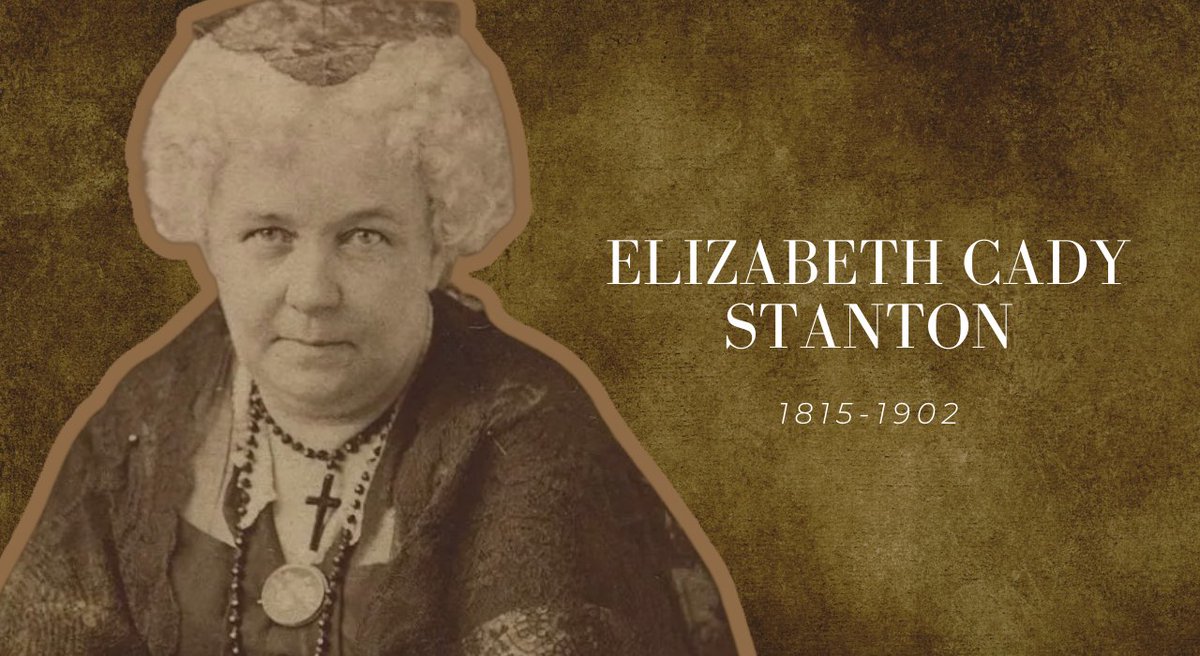 Elizabeth Cady Stanton, a #sufragista anglicana que mudou o mundo. Vem conhecê-la: tinyurl.com/a-sufragista-a… ✊ 
#SomosIEAB #Feminismo #IgualdadeDeGênero