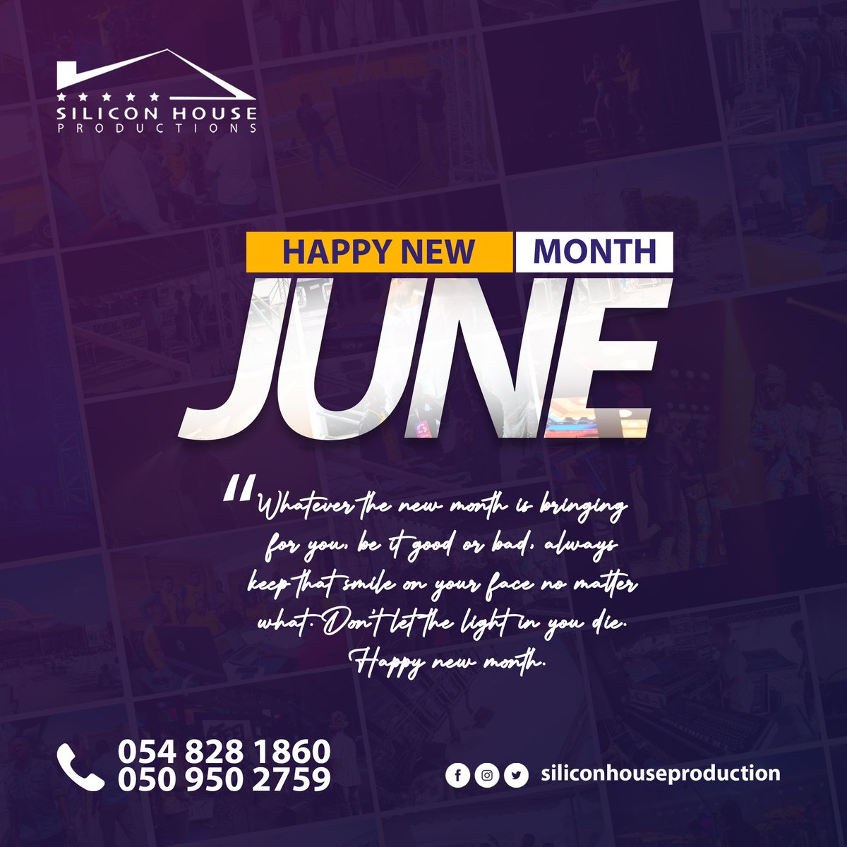 Happy new month, embrace the vibrant energy of June. 

#happynewmonthjune
#SiliconHouse #silicon360 #siliconhouseproductions #holiday