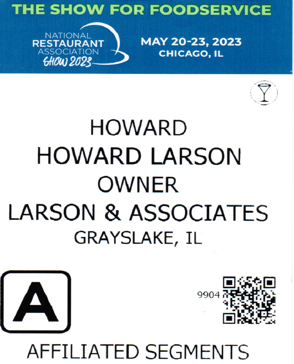 If you were at The National Restaurant Association Show 2023

Sign up TODAY for a 3 legged stool marketing program or a tradeshow follow-up you will get a 4% discount

Ask for the show post special and show a scan of your badge

#NationalRestaurantShow #2023RestaurantShow