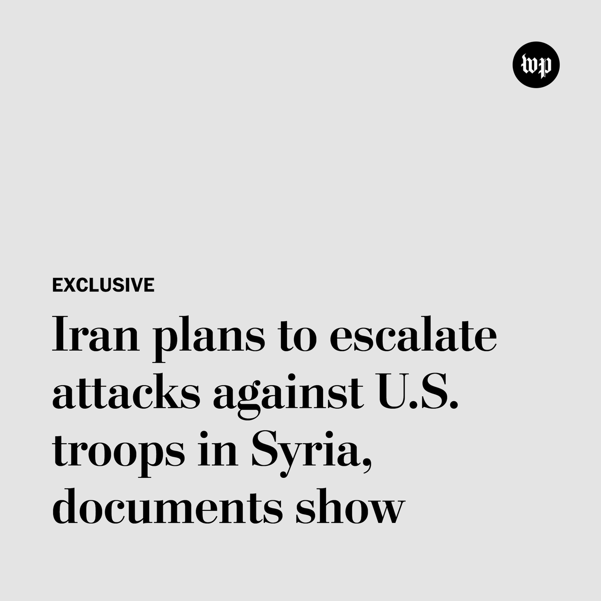 The Washington Post tweet media