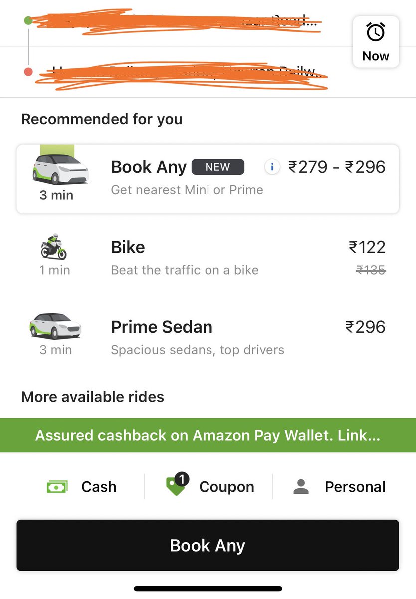 mehul_mayank01's tweet photo. @Olacabs @ola_supports 
At the time of booking the fare was 279-296 and as the ride got over it was 418/- What scam is going on @ola_supports ?
#OLAScam #OLAFraud #OLACheating https://t.co/ndh9OI5cM8
