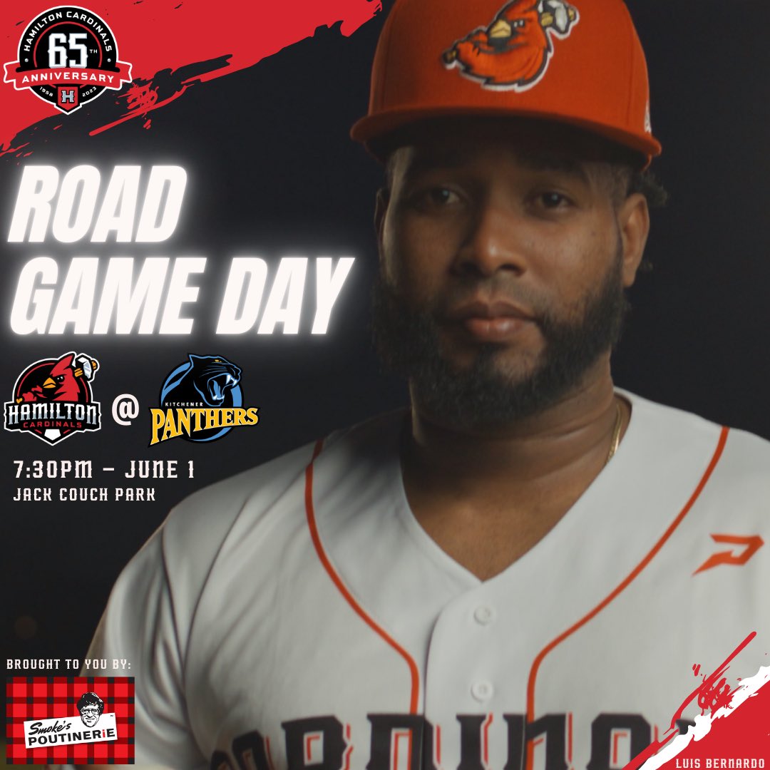 HamCardinalsCBL's tweet photo. โพ ๐๐๐ฆ๐ ๐๐๐ฒ ๐จ
Presented by Smokeโs Poutinerie
(@poutinerie)
โฐ 7:30pm
๐ @IBL_Panthers
๐ Jack Couch Ball Park
๐๏ธ SeatGiant
๐บ YouTube
#IBL1919 #HamiltonCardinals #HamOnt #Hamilton #KitchenerPanthers #CanadasBest #baseball https://t.co/sigDyx5Xv5