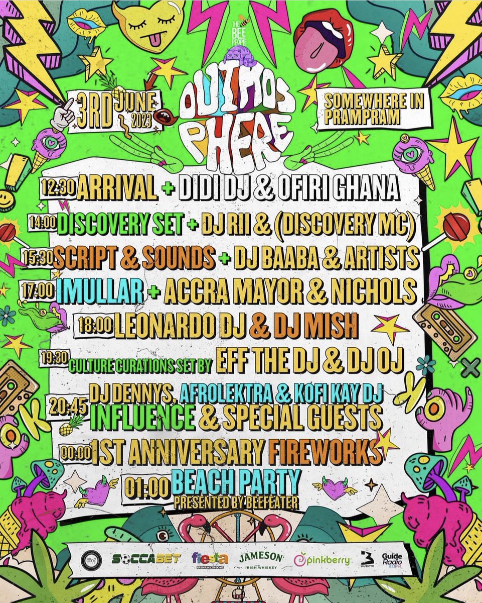 Somewhere out in Prampram this Saturday w <a href="/Outmosphere_/">Outmosphere Live</a> 🎉🔥