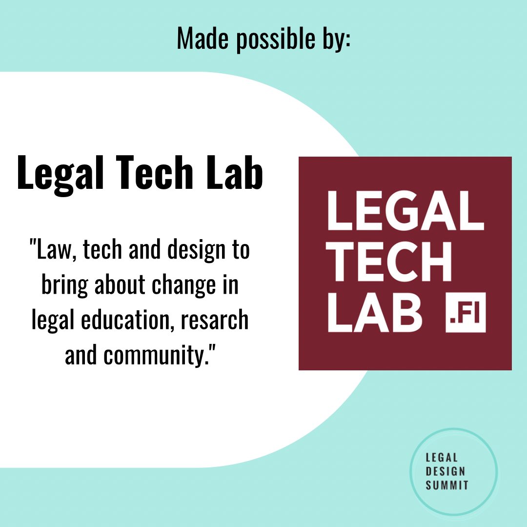 🚀As we gear up for the Legal Design Summit, we want to take a moment to acknowledge the invaluable support of our partners. A significant nod goes to the <a href="/LegaltechHEL/">LegalTechLab</a>, a beacon in the realm of legal technology education and research ✨

#LDS23 #legaldesign #partners #legaltech