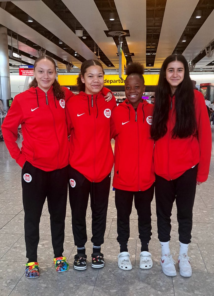 Mojan Malek, Jane Oboavwoduo, Tiana Walker and Anya Williams of to Serbia on England U14 duty