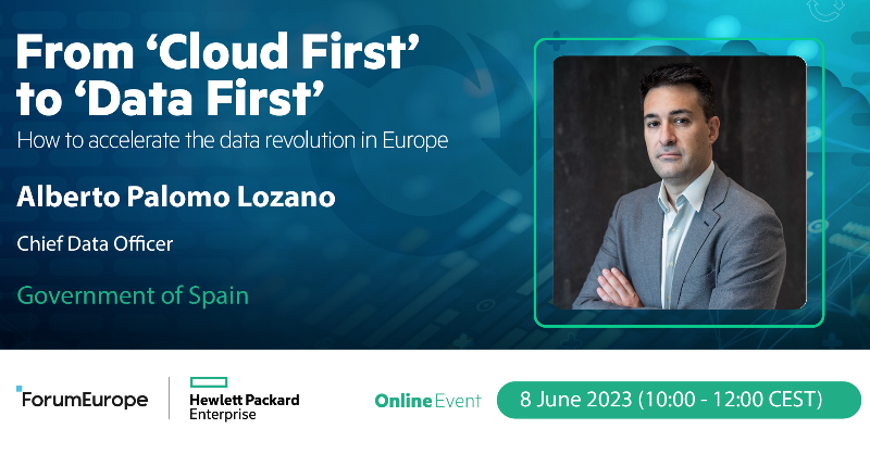 ForumEurope's tweet photo. Last week to register for @HPE's #EUDataMaturity event on 8 June! Hear from top-level speakers:

@RenateNikolay, @EU_Commission
@gillesthiebaut, @HPE
Alberto Palomo, @datosgob
Frank Krüger, @bmdv
@AndreasWierse, @SICOS_BW
Luc Hendricks, @SMEunited
Stefan Brock, @HPE