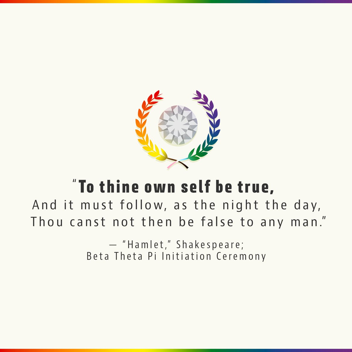 In our Fraternity, it is said that the diamond shines from its own inherent luster. Because friendship and fidelity are for all who wear the badge and bear the name.