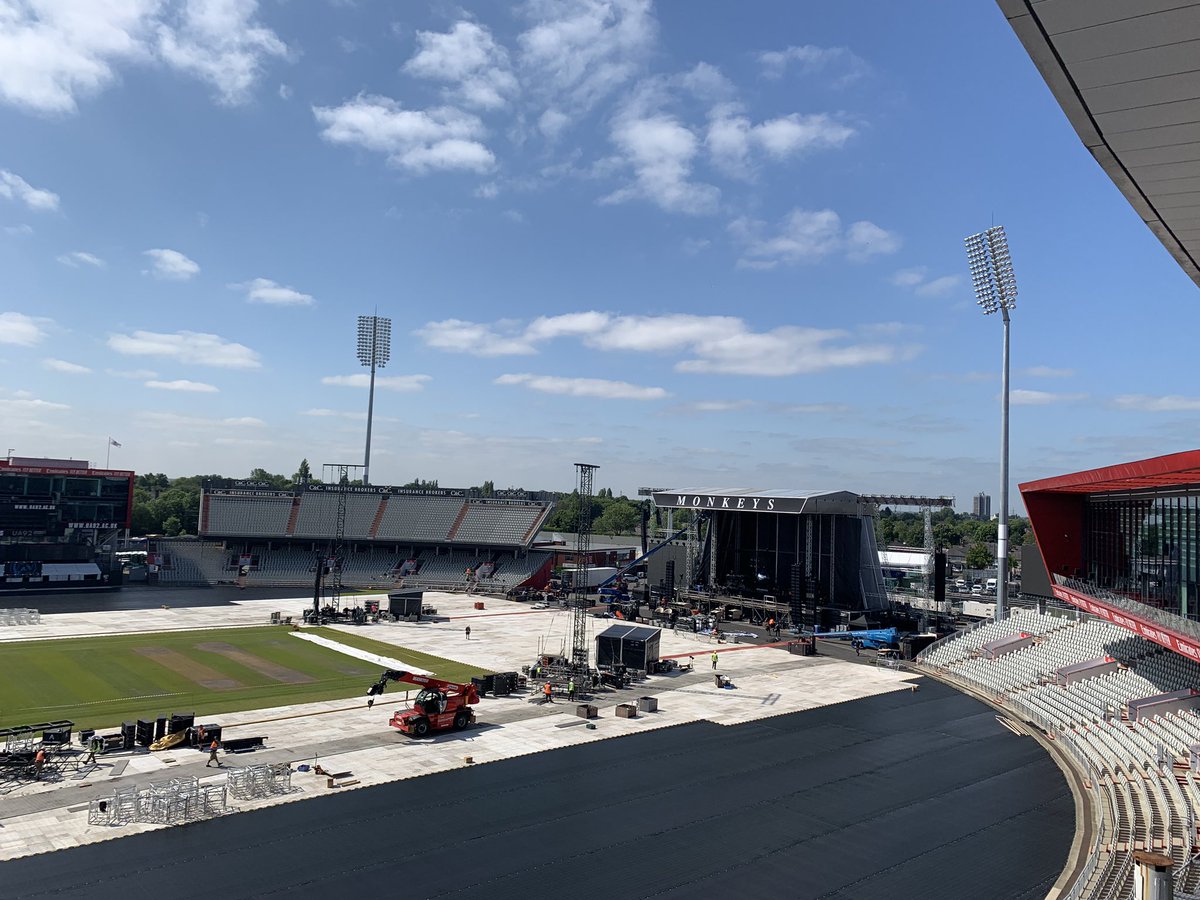 Emirates Old Trafford (@emiratesot) on Twitter photo 📸📷 Getting set for back-to-back nights of <a href="/ArcticMonkeys/">Arctic Monkeys</a> tomorrow and Saturday night <a href="/EmiratesOT/">Emirates Old Trafford</a>! 🎤
Who’s coming? 🕺
💥 #WhereExperiencesAreMade 📸📷 Getting set for back-to-back nights of <a href="/ArcticMonkeys/">Arctic Monkeys</a> tomorrow and Saturday night <a href="/EmiratesOT/">Emirates Old Trafford</a>! 🎤
Who’s coming? 🕺
💥 #WhereExperiencesAreMade