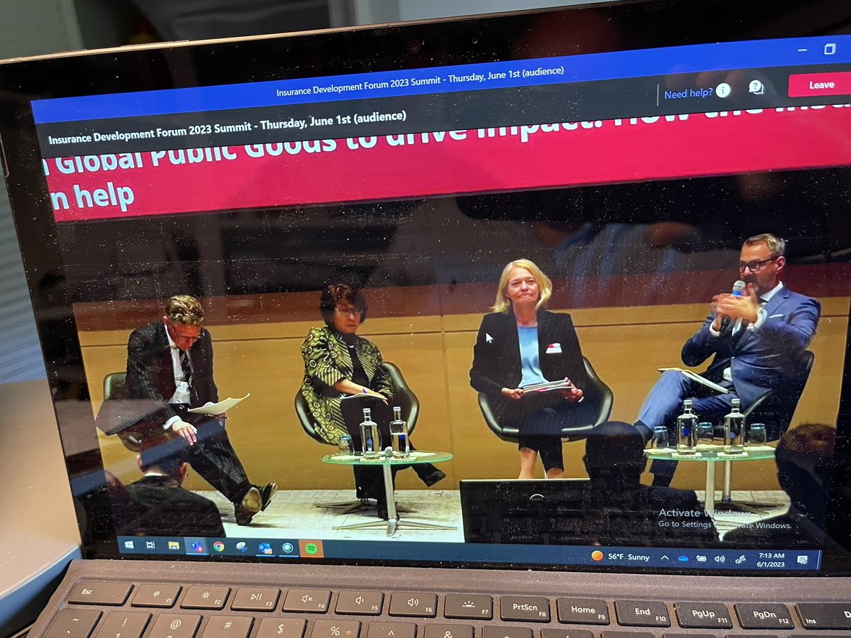 ABIR’s Climate Committee Chair & #RenaissanceRe’s Head of Public Sector Partnership Jeff Manson: ‘Investing in Global Public Goods to Drive Impact: How the Insurance Industry Can Help.’  #IDFSummit2023 @InsDevForum #OpenSourceModel #CallToAction  #ProtectionGap