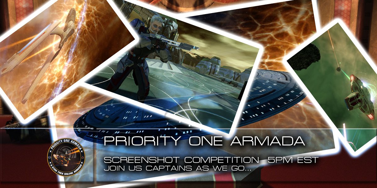 P1Armada's tweet photo. Submissions are now open for our screenshot competition! The theme is 'Pride of the Fleet'. Send us a shot that best sums up the P1A experience. The winners will be announced on 17th June. Please submit your entries via our website: https://t.co/bjmfHlvThA
#StarTrek #Giveaway https://t.co/OZBjFtWBKr