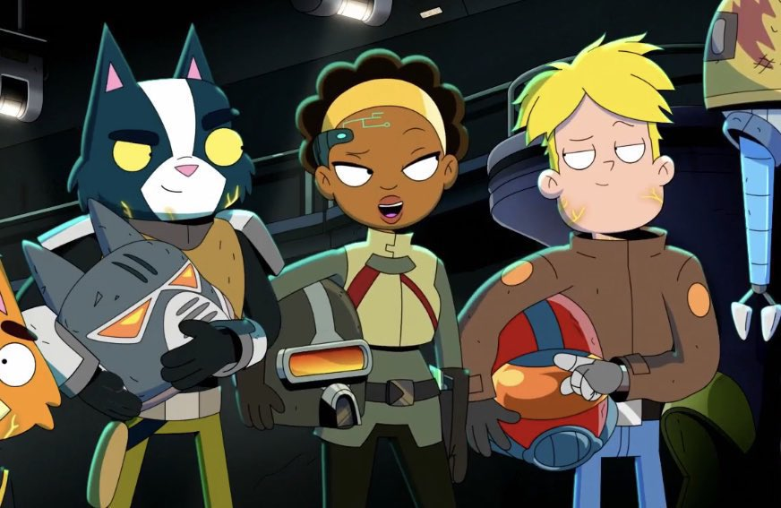 Everyone knows who the third wheel is here #FinalSpace