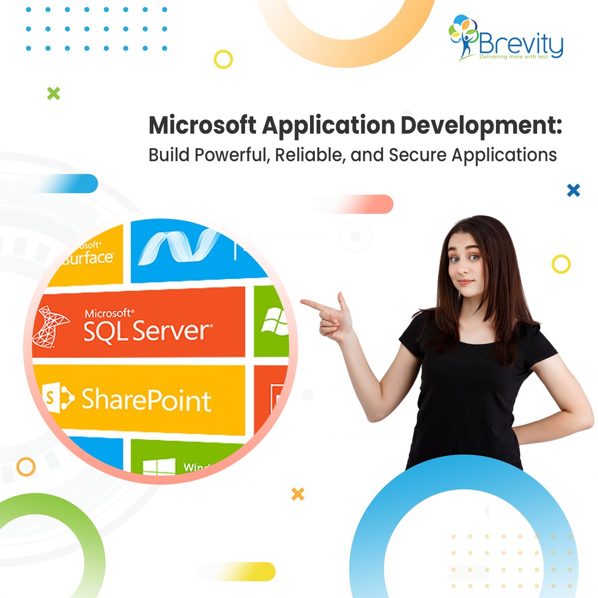brevitysoftware's tweet image. 📱Building the future with Microsoft application development! 🚀Create robust, dependable, and secure apps that shape the digital landscape.🌍 bit.ly/43j7534 👈
.
.
.
#Microsoftapplicationdevelopment #microsoftazure #technology #azure #buildmobileapp #secure #development