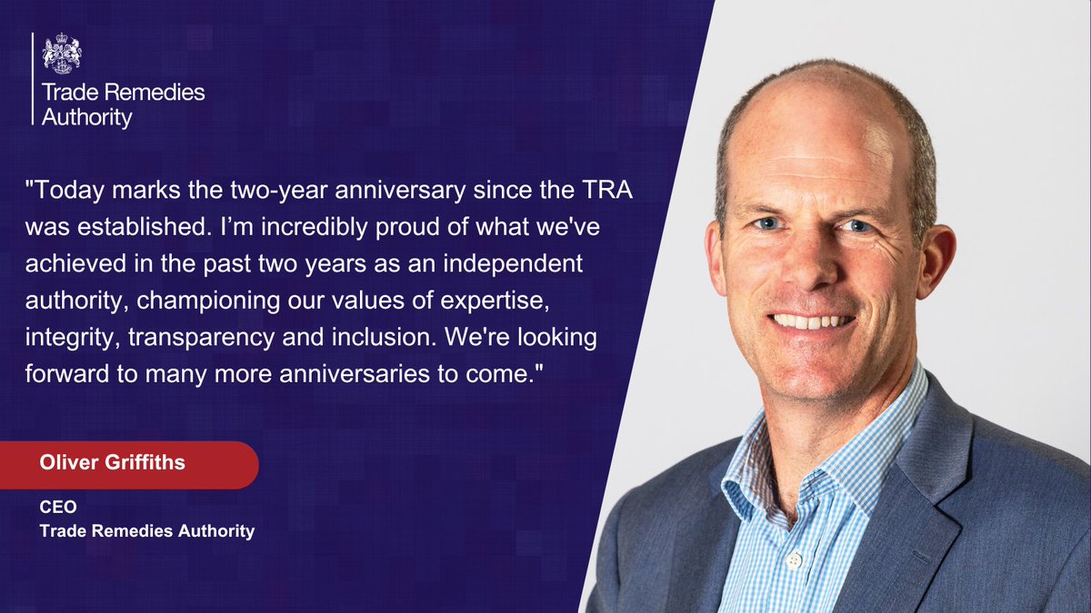 TradeRemediesUK's tweet photo. Today we turn two years old, wish us happy birthday! 🎂 https://t.co/TmkTaDjCTX
