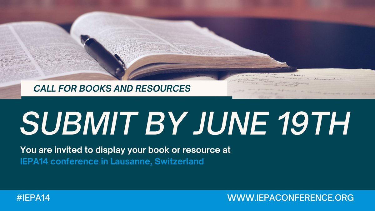 Calling all authors and editors in the field of #earlyintervention in #mentalhealth. Showcase your work at #IEPA14 conference. Donate a copy of your book/resource to our booth. Find out more: bit.ly/3OPQKie