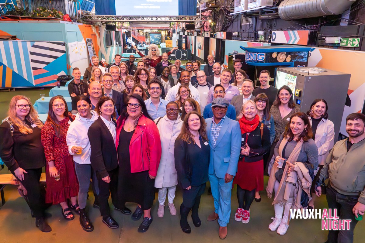 lambeth_council's tweet photo. NEWS: This Tuesday, we took over @VauxhallBeerGDN to launch VauxhALL NIGHT, funded by @MayorofLondon, to support and expand the vibrant 🌃 nighttime scene in Vauxhall. Let's celebrate #vauxhallnight and foster creativity and community after hours! #ntez @nightczar @beinvauxhall https://t.co/V585m39S3y