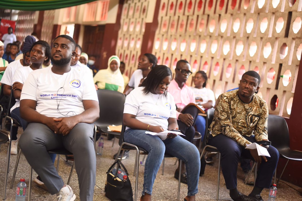 Media Alliance in Tobacco Control and Health (MATCOH) joined the FDA &amp; others to mark the World No Tobacco Day on the theme "We need food not Tobacco" at the St. Kizito Catholic School, Nima-Accra. MATCOH was duly rep by  Project Officer - Derick BOTSYOE. #FoodNotTobacco #WNTD23