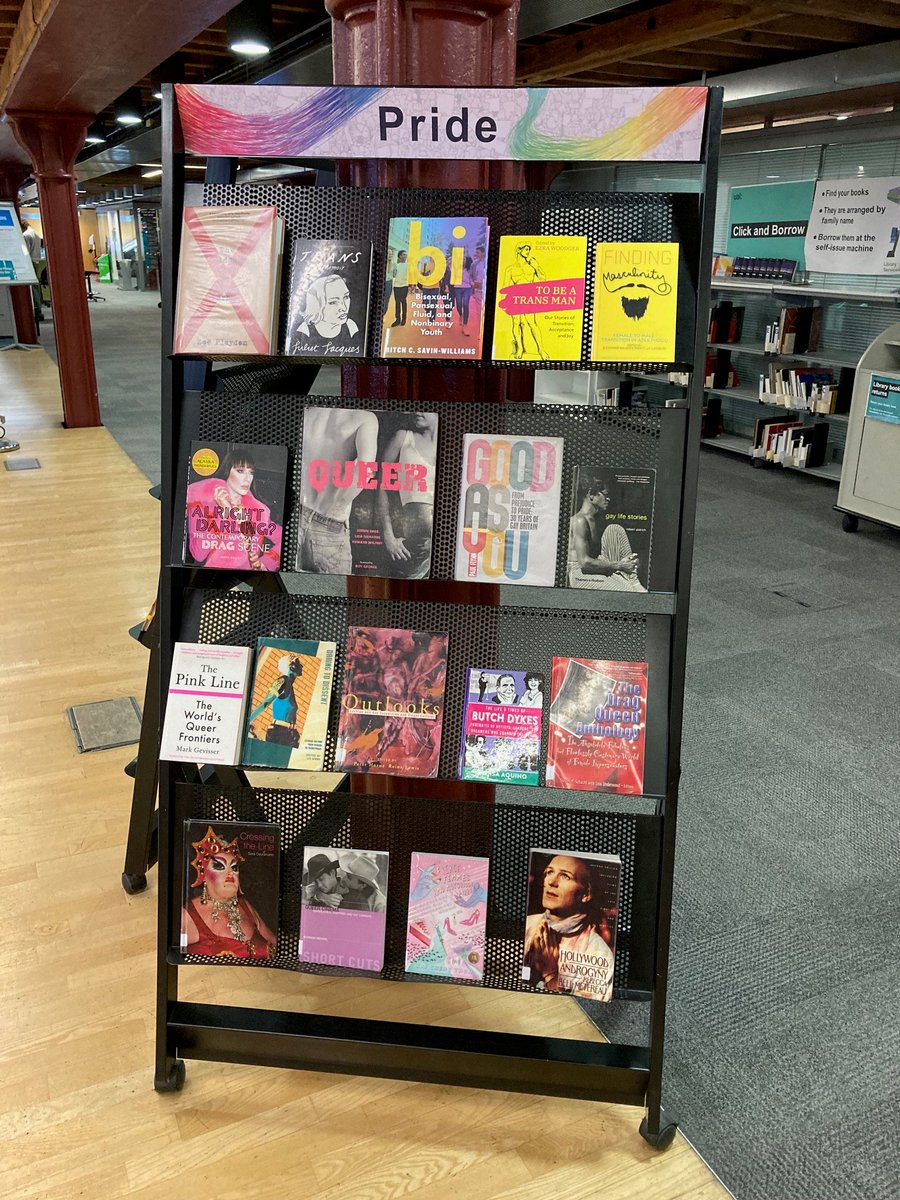 Central Saint Martins Library (@csm_library_lz) on Twitter photo June is #PrideMonth so we here at <a href="/csm_news/">Central Saint Martins</a> Library have put together a display to celebrate!
You can find it opposite the information desk, and it will be up throughout the month 🎉
Please feel free to borrow anything that interests you. #Pride June is #PrideMonth so we here at <a href="/csm_news/">Central Saint Martins</a> Library have put together a display to celebrate!
You can find it opposite the information desk, and it will be up throughout the month 🎉
Please feel free to borrow anything that interests you. #Pride