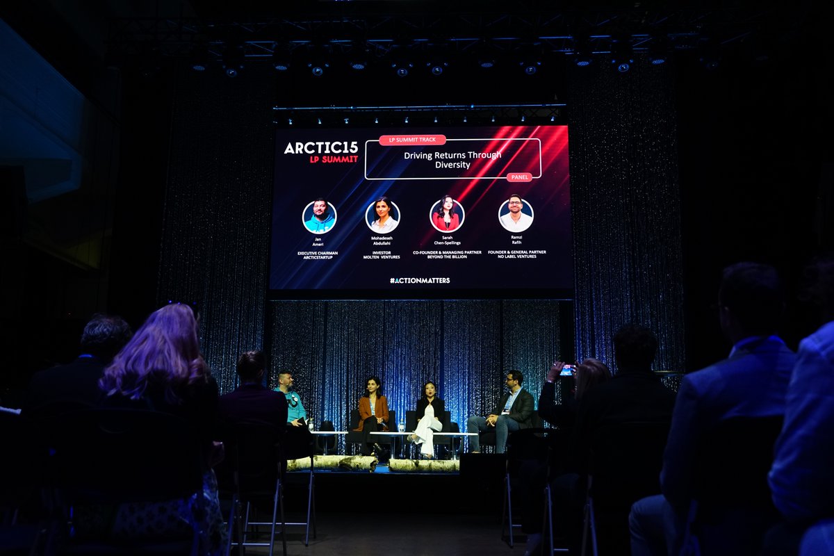 ArcticStartup (@arcticstartup) on Twitter photo A Panel and Q&A: "Driving Returns Through Diversity", with Sarah Chen-Spellings, Co-Founder and Managing Partner of <a href="/beyondbillion/">Beyond The Billion®</a>; Mohadeseh Abdullahi, Investor at <a href="/MoltenVentures/">Molten Ventures</a>; and Ramzi Rafih, Founder and General Partner of <a href="/NoLabelVC/">No Label Ventures</a>. #Arctic15Helsinki2023 #Arctic15 A Panel and Q&A: "Driving Returns Through Diversity", with Sarah Chen-Spellings, Co-Founder and Managing Partner of <a href="/beyondbillion/">Beyond The Billion®</a>; Mohadeseh Abdullahi, Investor at <a href="/MoltenVentures/">Molten Ventures</a>; and Ramzi Rafih, Founder and General Partner of <a href="/NoLabelVC/">No Label Ventures</a>. #Arctic15Helsinki2023 #Arctic15