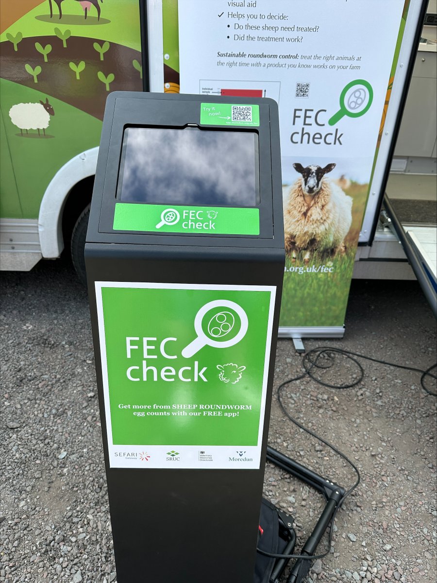 MoredunComms's tweet image. All set up for our next event at @TarffValley 25th Anniversary Event in Dumfries today with @Lynsey_Melville @eilidhsartwork &amp;amp; @stewart_burgess

Also you have our recently launched FEC Check app
#farmers #parasites #FECcheck