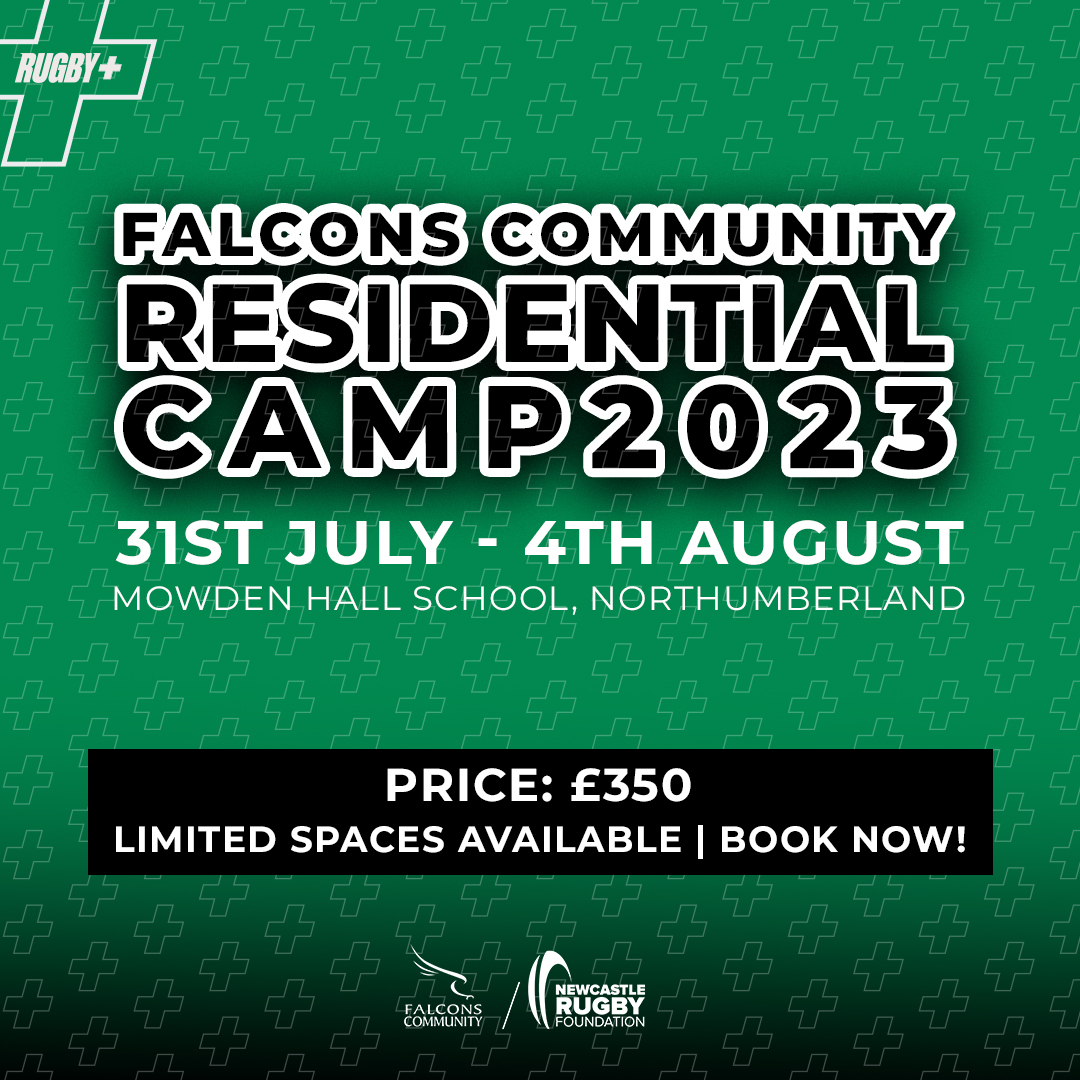 𝐑𝐄𝐒𝐈𝐃𝐄𝐍𝐓𝐈𝐀𝐋 𝐂𝐎𝐀𝐂𝐇𝐈𝐍𝐆 𝐂𝐀𝐌𝐏 𝐈𝐒 𝐁𝐀𝐂𝐊 𝐅𝐎𝐑 𝟐𝟎𝟐𝟑!

🏉 For ages 12-16
🗓️ Monday 31st July to Friday 4th August
📌*𝐍𝐞𝐰 𝐥𝐨𝐜𝐚𝐭𝐢𝐨𝐧* Mowden Hall School
💸£350 (inc food, accommodation and coaching!)
👉To book, head to rugbycamps.co.uk/falcons