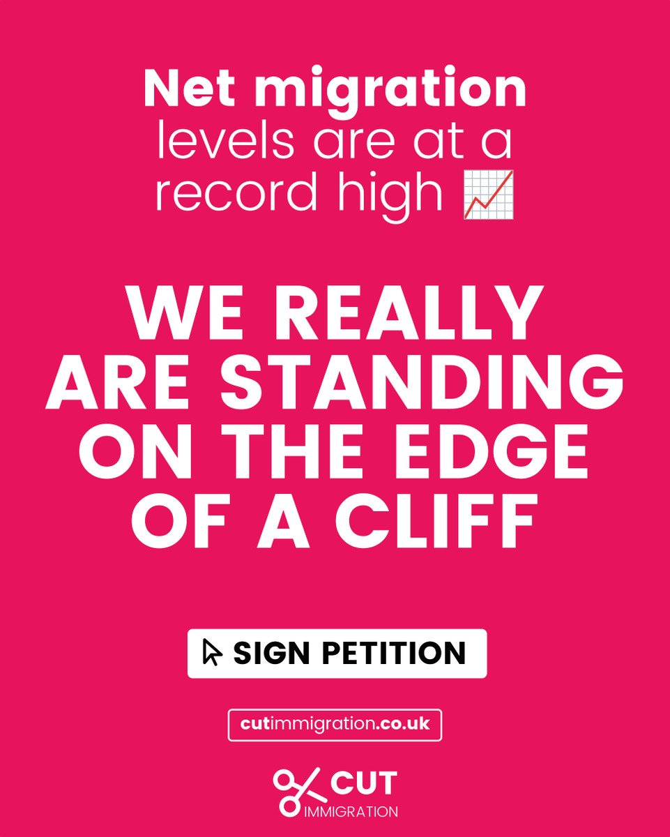 MigrationWatch's tweet photo. The future of our country is at stake 🙏

We must act NOW to cut immigration, by a lot!

SIGN THE PETITION: https://t.co/qAcbWrzGQB https://t.co/r63Yykkcpl