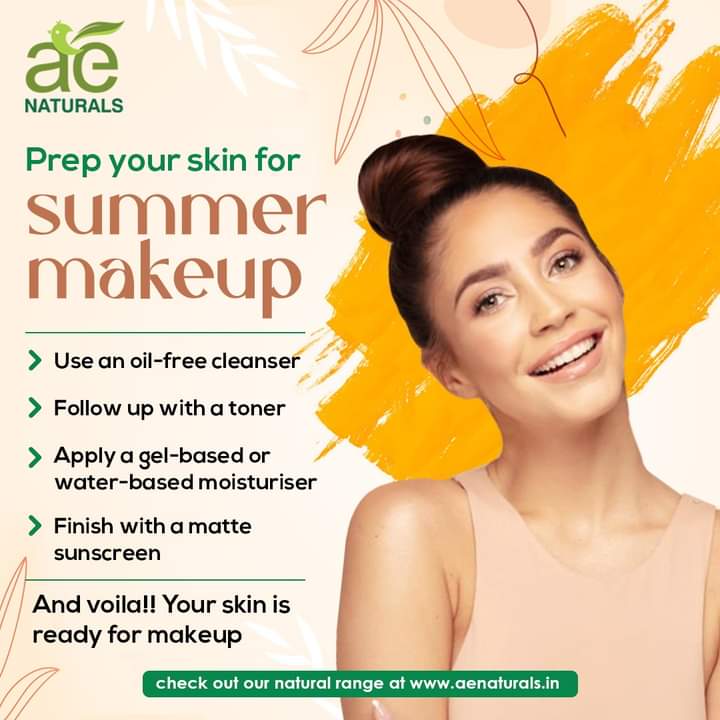 Summer Makeup Tips.

#AeNaturals #FeelTheDifference #sunscreen #roopsundar #sunscreeneveryday #skin #skincare #skincareproducts #suncare #sunprotection #skincaree #summermakeup #makeuptips