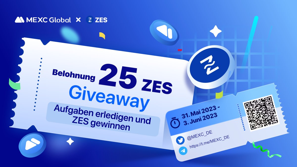 MEXC_DE's tweet photo. 🚨Aufgepasst Liebe MEXCians🚨

Wir verlosen 25 $ZES (ca 625$) an 20 glückliche Gewinner/innen🤑

- Folgt unserem Twitter Account und folgt @Zetos_Global um teilnahmeberechtigt zu sein
- Retweetet diesen Tweet

Alle weiteren Details findet ihr hier:
https://t.co/78MmzGR57G

#Giveaway #Zetos #Gewinnspiel