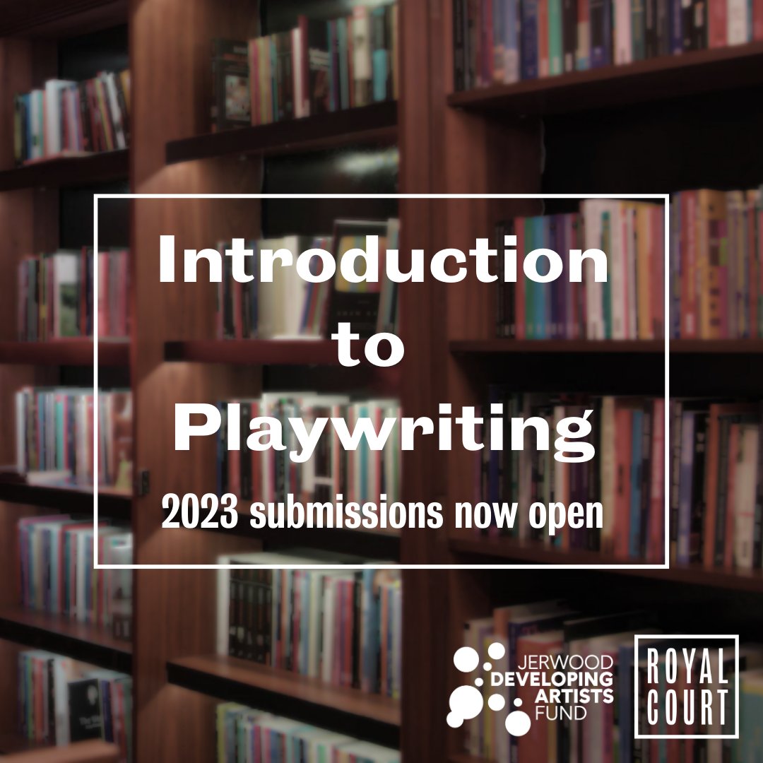 Submissions for Introduction to Playwriting 2023-24 are now open✍️

The groups are an opportunity for writers with little or no experience to think more deeply about writing for theatre.

Find out more about Introduction to Playwriting and how to apply: bit.ly/IntrotoPlaywri…