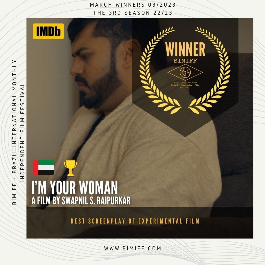 Thrilled that our film 'I'm Your Woman' won BEST SCREENPLAY OF EXPERIMENTAL FILM at the Brazil International Monthly Independent Film Festival 🇧🇷🎥

#filmfestival #filmmaking #bestscreenplay #Writer #thinkingcouchproductions #awardwinning #filmfeed #filmcommunity #shortfilm