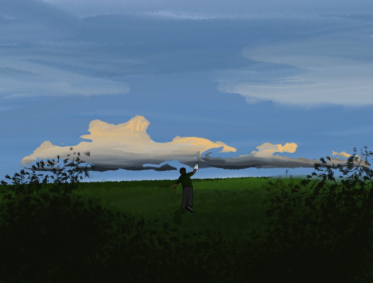 polffoge's tweet photo. A little runaway

#DigitalArt #ArtOfTheDay #CreativeMinds #ArtInspiration #PaperPlaneArt 
#PaperPlaneDreams #CloudChasing #EveningSkyAdventure #BoyMeetsCloud #FlyHighWithPaper https://t.co/riR8BWpHPZ