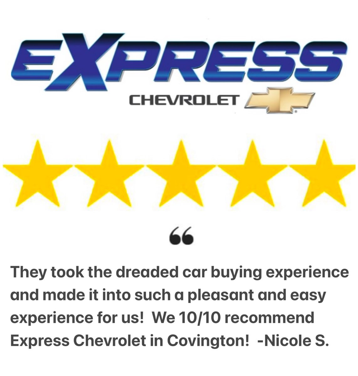 #ExpressChevrolet🇺🇸
#expressyourself⭐️⭐️⭐️⭐️⭐️