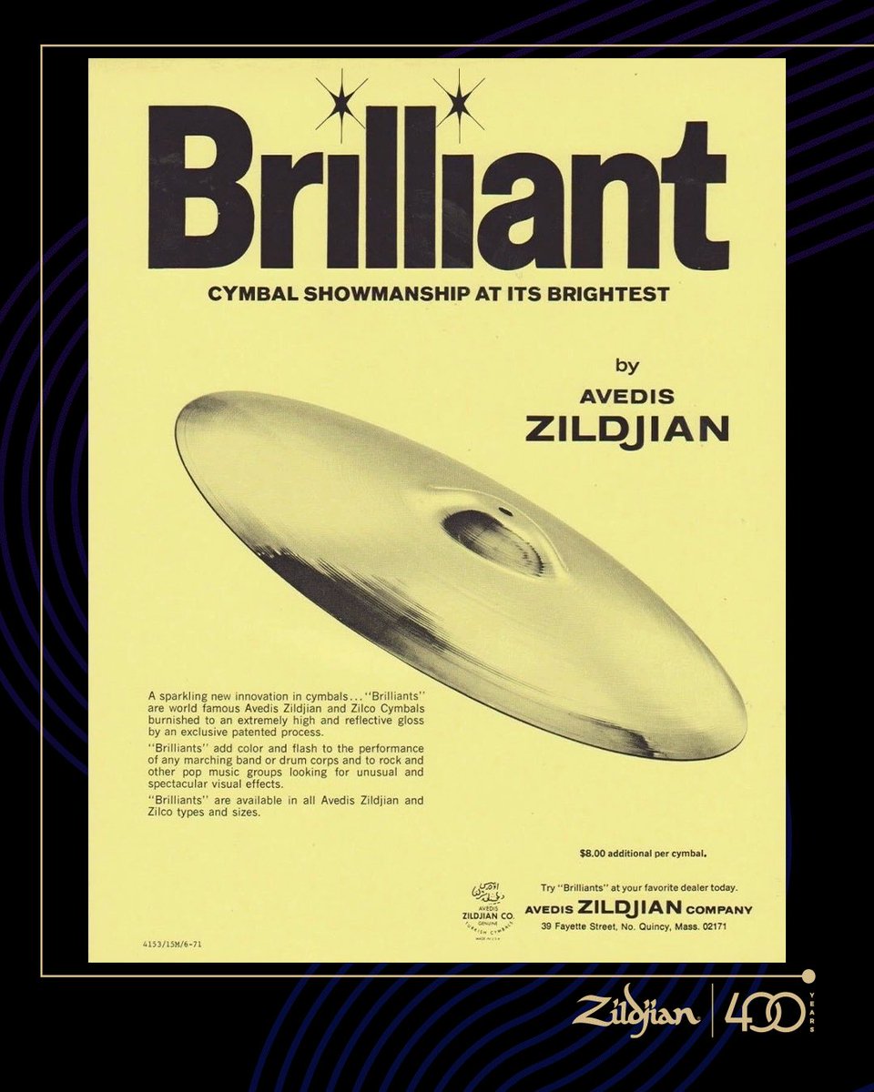 ZildjianCompany's tweet photo. Do you have a favorite ad from the last 400 years?

#Zildjian400 https://t.co/qBkga6t1mo