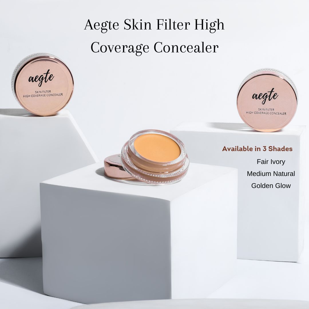 Flawless Complexion &  Instant Confidence with Aegte Skin Filter High Coverage Concealer. Formulated with the goodness of Vitamin C and Licorice Extract to lighten pigmented spots. 😍💯 

#foundation #concealer #makeup #makeuptips #makeuphacks #mua #makeuplooks #beauty #vegan…