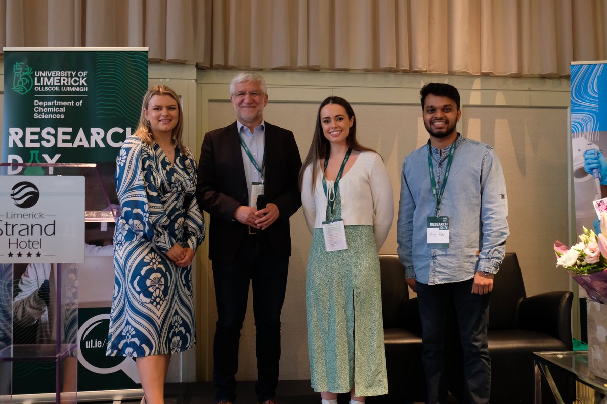 Chemical Sciences UL (@chemicalsciul) on Twitter photo Congratulations to the winners of our postgraduate poster session yesterday! 1st place: <a href="/RebForde/">Rebecca Forde</a> 2nd: @kelly_p_murphy 3rd: <a href="/NirajPatilUL/">Niraj Patil</a> 👏👏👏#CSResearchDay Congratulations to the winners of our postgraduate poster session yesterday! 1st place: <a href="/RebForde/">Rebecca Forde</a> 2nd: @kelly_p_murphy 3rd: <a href="/NirajPatilUL/">Niraj Patil</a> 👏👏👏#CSResearchDay