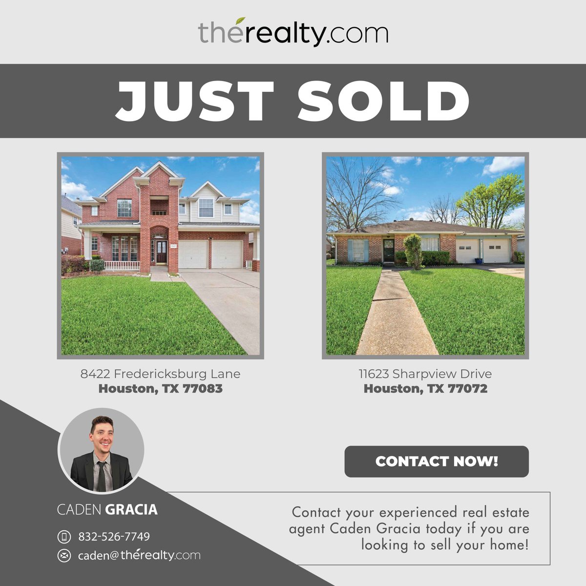 Congratulation to both sellers in Southwest Houston.  Thank you for giving us a chance to help you sell your homes. #JustSoldHome #houstonrealestate