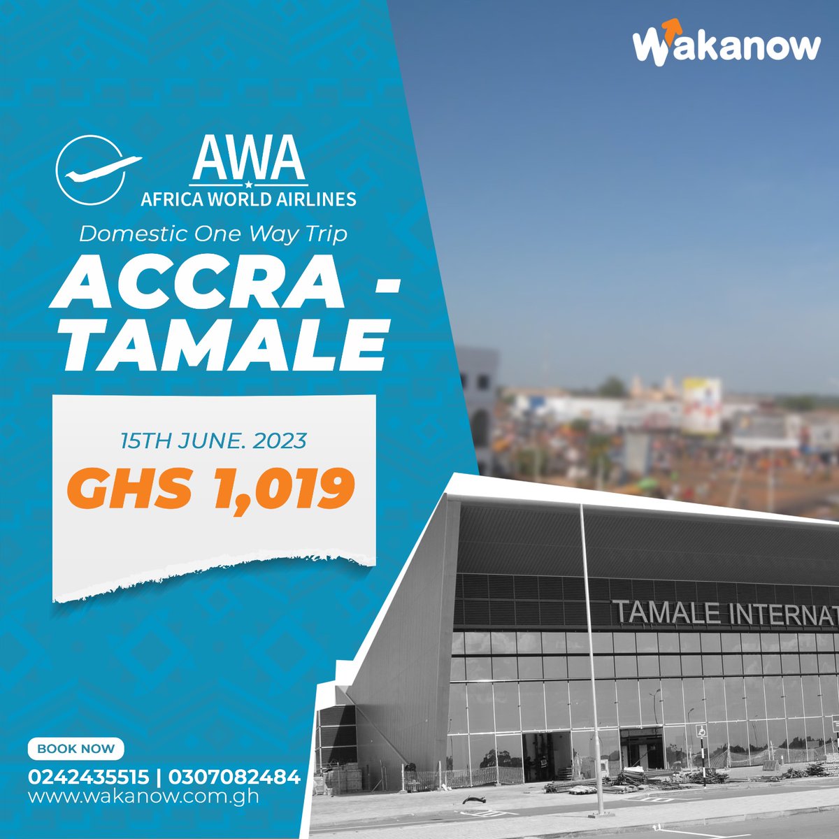 Visit wakanow.com.gh

#wakanowghana #LetsGo #traveldeals #flight #pss #airport #eastlegon #kumasi #ashaiman #flightdeals #accra #kumasi #takoradi #tamale #sunyani #wa