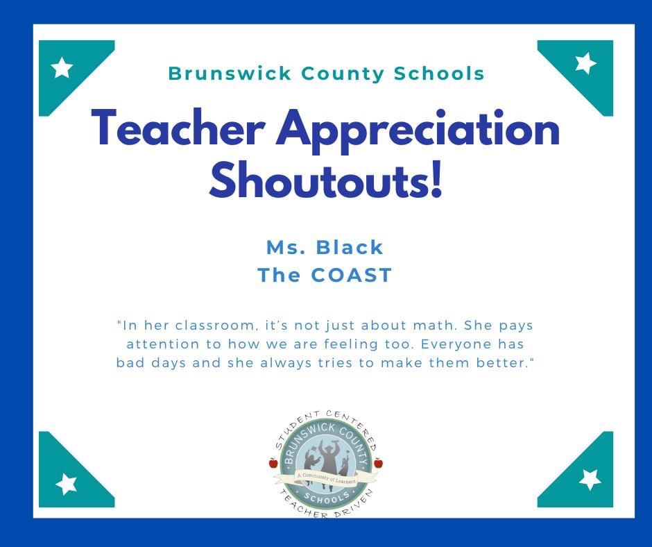 Tchr2theCore's tweet photo. Reflecting on this year. These are 4 of many… but these are the reasons I do what I do! I am thankful that I have the privilege and opportunity to teach and mentor students! @TheCOAST10 @brunscoschools https://t.co/hcmsOIuGld