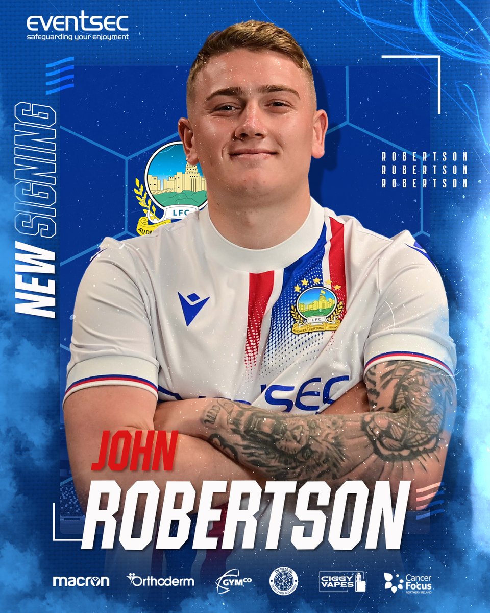 𝗡𝗘𝗪 𝗦𝗜𝗚𝗡𝗜𝗡𝗚 ✍🏻🏴󠁧󠁢󠁳󠁣󠁴󠁿

Linfield are delighted to announce the transfer of Scottish striker John Robertson to the club from FC Edinburgh on a 2 year deal 🔴⚪🔵

Featured wearing South Belfast's best kept secret 😅 Welcome to the Blues!

🔗 linfieldfc.com/interview.aspx…

#COYB #AFJ