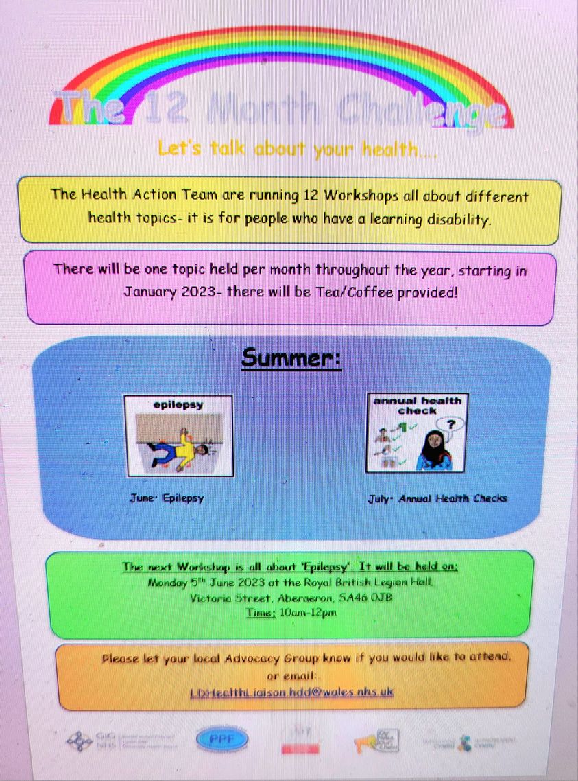 mencapcered's tweet photo. BOOK NOW! another excellent informative &amp; enjoyable talk on #epilepsy @ #aberaeron free lunch available. run by @HywelDdaHB #HEALTHACTIONTEAM learning disability nurses who are doing an amazing &amp; important job for our members. Essential viewing! #HEALTHCHALLENGE #CEREDIGION https://t.co/t3kyA0Cqi1