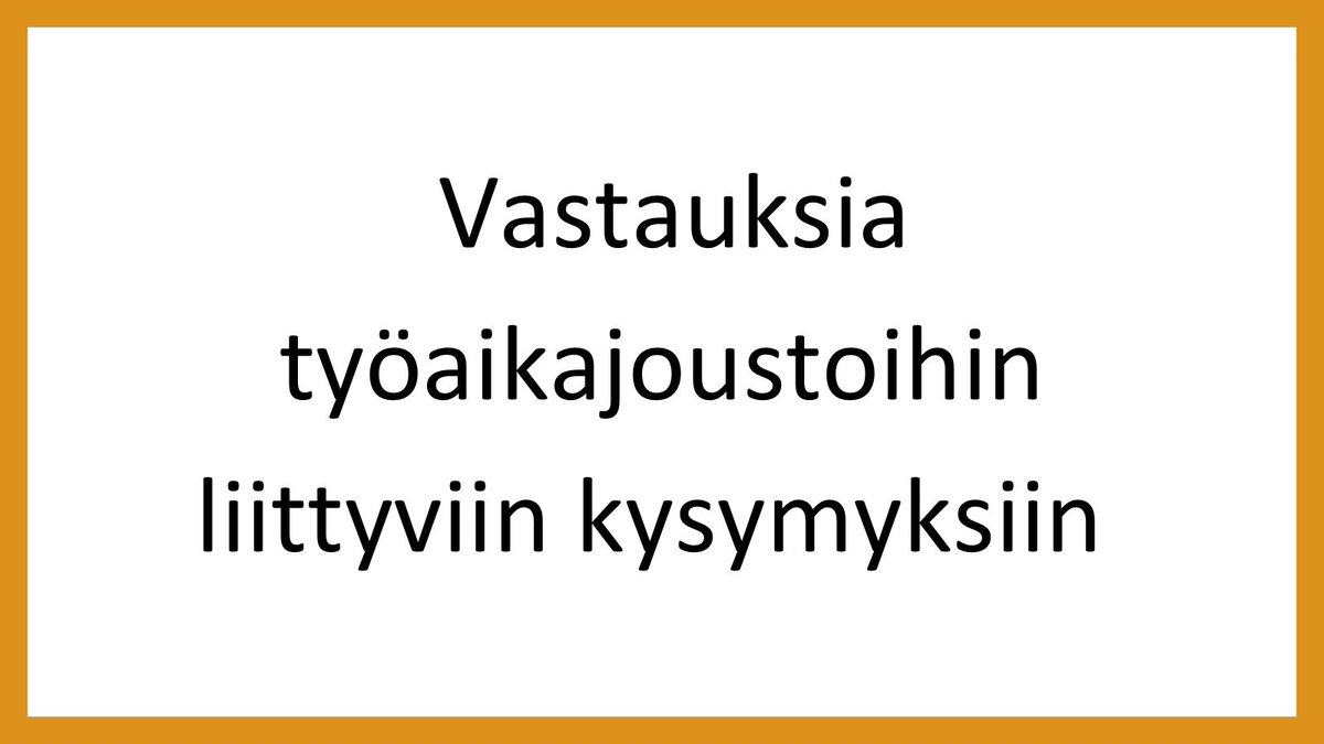 HetaLiitto's tweet photo. Olemme koonneet artikkeliin työaikajoustoja koskevia kysymyksiä sekä vastaukset niihin. Löydät vastauksen muun muassa kysymykseen siitä, miksi pitkistä työvuoroista ei voida maksaa automaattisesti ylityökorvausta. #HetaTES

https://t.co/uf7LCrZdsG https://t.co/d2yk61r2ni