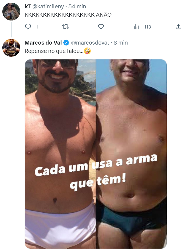 Perguntei ao Marcos do Val se ele comprou a camiseta da SWAT na Galeria do Rock. Sempre equilibrado, o senador reagiu me acusando de ser viciado, sonegador e contrabandista. Mas isso é a parte mais sossegada. Juro. Pior é quando ele compara o tamanho da rola com o Flavio Dino