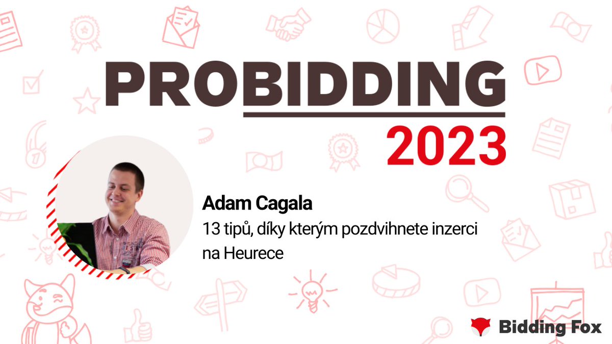 Záznamy z PROBIDDINGU 2023 pokračují. 🤩🎬
Zvyšte výkonnost své inzerce díky 13 tipům od Adama Cagali z PTA Group. 

Celou přednášku a prezentaci najdete na webu. 👇
bidding-fox.cz/13-tipu-pro-ef… 
#probidding2023 #ecommerce #heureka