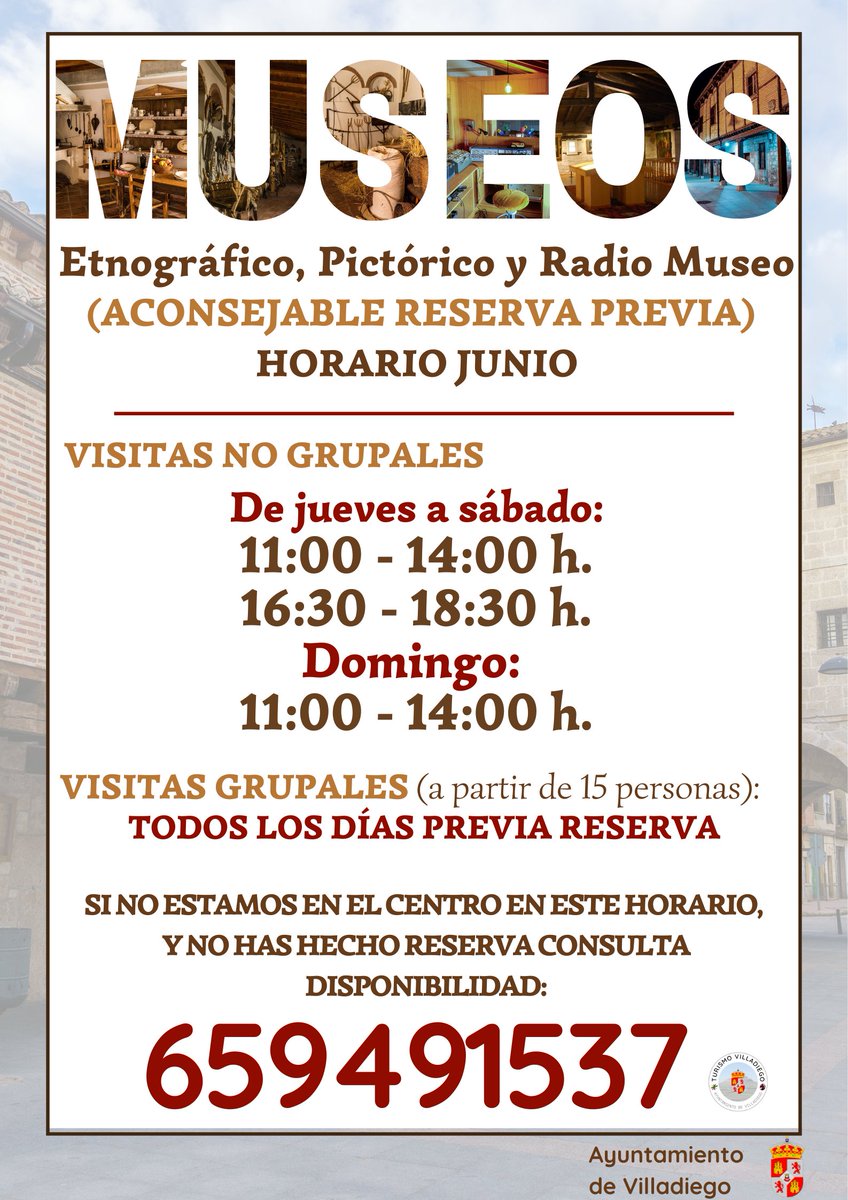 ☀️HORARIOS JUNIO ☀️
CLICA PARA ACCEDER A LA INFORMACIÓN ▶️▶️▶️▶️
villadiego.es/noticias-lavil…