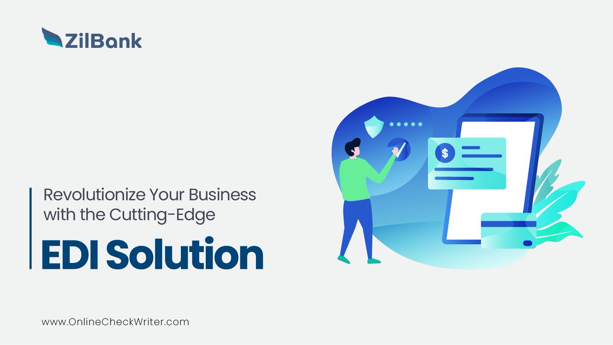 idealbanking's tweet image. Streamline your business operations effortlessly with ZilBank.com's powerful EDI solution. Unlock efficiency and optimize your supply chain today!
Learn more: zilbank.com/edi-payment
#EDISolution #EDISolutions