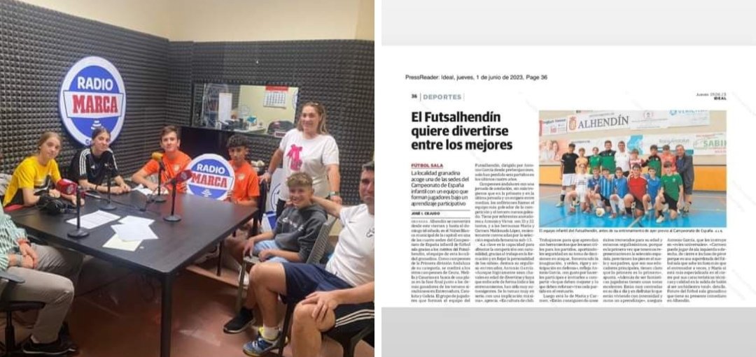 Los medios de comunicación se hacen eco de la Fase Previa del Campeonato de España Infantil que se disputará este fin de semana en Alhendín y Granada.

<a href="/Ayto_Alhendin/">AyuntamientoAlhendín</a>

facebook.com/10006358744138…