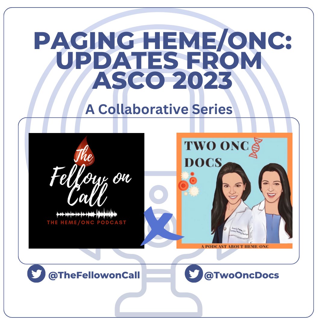The Fellow On Call (@thefellowoncall) on Twitter photo We are SO EXCITED to be teaming up with our friends <a href="/TwoOncDocs/">TwoOncDocs</a> for a special upcoming series this month following #ASCO23!
To learn more about this Collaborative Series, check out our teaser: podcasts.apple.com/us/podcast/spe…
Stay tuned, y'all! This is going to be 🔥! We are SO EXCITED to be teaming up with our friends <a href="/TwoOncDocs/">TwoOncDocs</a> for a special upcoming series this month following #ASCO23!
To learn more about this Collaborative Series, check out our teaser: podcasts.apple.com/us/podcast/spe…
Stay tuned, y'all! This is going to be 🔥!