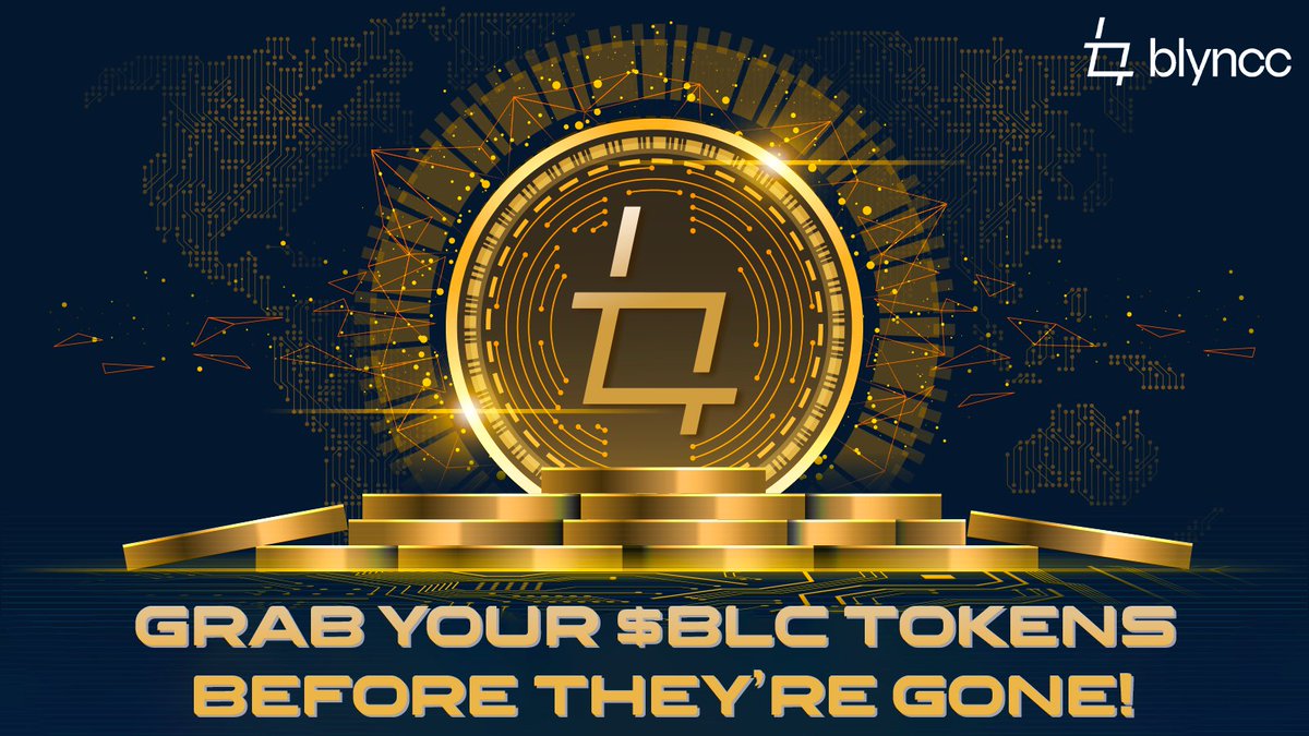 blyncc_ico's tweet photo. It’s high time you grab $BLC tokens in the pre-sale before they are gone!

Buy the tokens now to enjoy the benefits of Blyncc’s feature-rich blockchain ecosystem.
Purchase your tokens from - https://t.co/YJgsUhMWTW

https://t.co/m3dKoIPY2f
#crypto #blockchain #web3 #payments https://t.co/5zT8jbNmQR