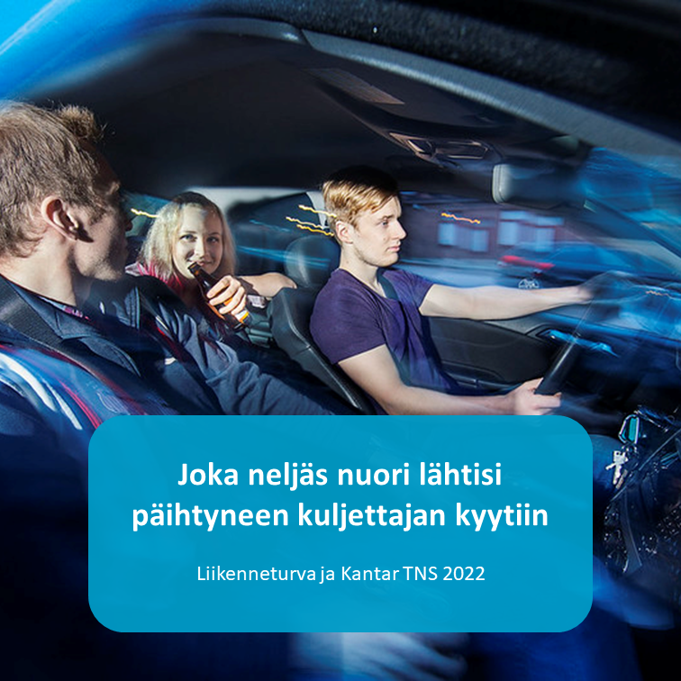 Liikenneturva's tweet photo. ”Jo pienikin määrä alkoholia veressä heikentää ajokykyä ja lisää onnettomuusriskiä. Nuorilla itsesäätely on vasta kehittymässä.... Päihteiden suhteen nollalinja on kuljettajalle ainoa oikea vaihtoehto”, sanoo Hanna Rutila.
#nuoret #SafeSpaceAutoon
https://t.co/ty9mdg71g0 https://t.co/UwPGsZH7Ju