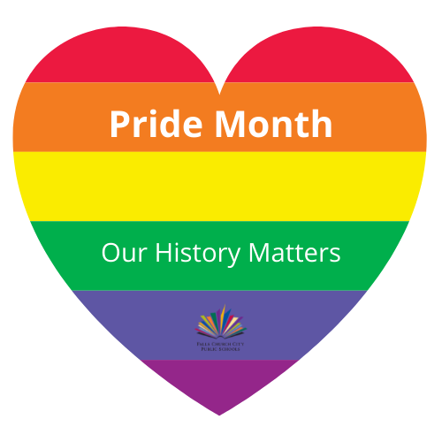 FCCPS's tweet photo. June is PRIDE Month! Check back here for learning opportunities on Tuesdays and In-Person and Virtual Events on Fridays. Check out our PRIDE Website for more resources https://t.co/A0wcQyyyRV #PRIDEMonth #OurHistoryMatters #EquityInFCCPS https://t.co/VoPyJjQiGU